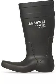 Кроссовки excavator boots 'black rubber' Balenciaga, черный