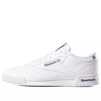 Кроссовки exofit lo clean logo int shoes 'white royal blue' Reebok, белый