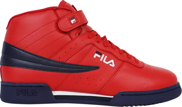 Кроссовки F-13V Leather Synthetic Red Navy, красный