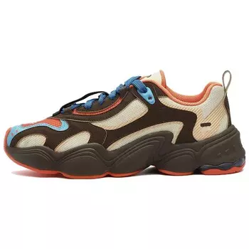 Кроссовки Facetasm X FILA FUSION TENACITY Lifestyle Shoes Women's Low-top Burgundy, коричневый