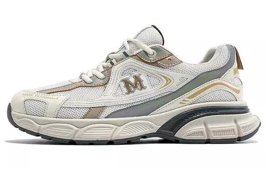 Кроссовки FAIRWHALE Chunky Sneakers Men Low-top, белый/синий