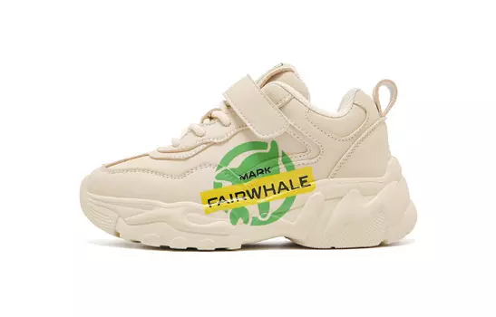 Кроссовки FAIRWHALE Kids Lifestyle Shoes Kids Low-top Off White, цвет Off White
