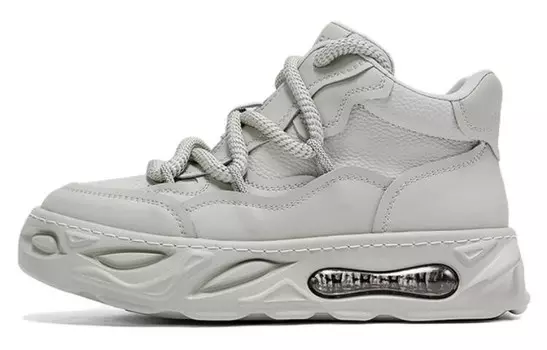 Кроссовки FAIRWHALE Skateboarding Shoes Unisex High-top, серый