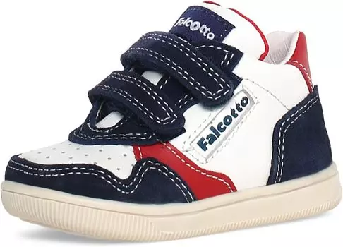 Кроссовки Falcotto Klip VL Naturino, цвет White/Navy/Red