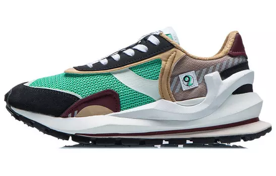 Кроссовки Fangyuan Eternal женские с низким верхом Jade Frost Green/black/chipmunk Brown Lining