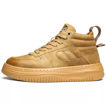 Кроссовки FAPAI Fa School Skateboarding Shoes Men Mid-top, коричневый