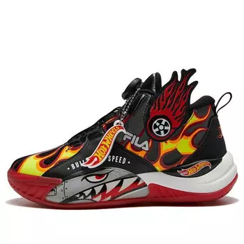 Кроссовки fashion basketball shoes 'black red' Fila Fusion, черный