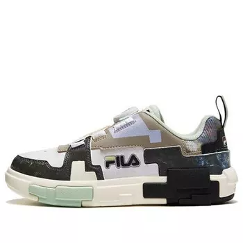 Кроссовки fashion brick skate shoes 'white brown black' Fila, белый