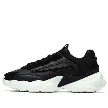 Кроссовки fashion sneakers low-top running shoes black/white Fila, черный