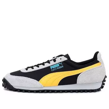 Кроссовки fast rider 'fury - black yellow' Puma, черный