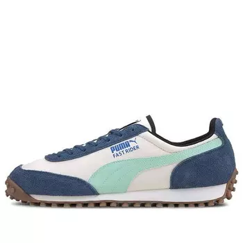 Кроссовки fast rider 'fury - white dark denim' Puma, синий