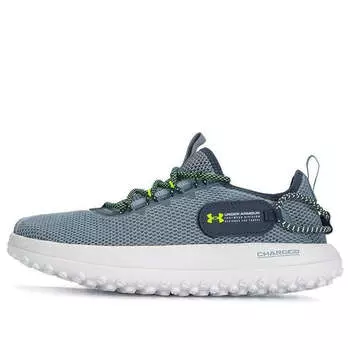 Кроссовки fat tire venture 'harbor blue lime surge' Under Armour, синий