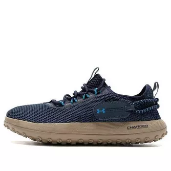 Кроссовки fat tire venture 'navy brown' Under Armour, синий