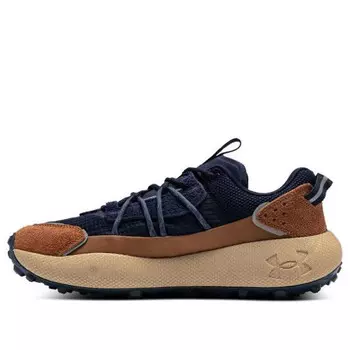 Кроссовки fat tire venture pro 'midnight navy phoenix fire' Under Armour, синий