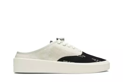 Кроссовки Fear of God 101 Backless Fear of God Print - Bone Black, кремовый