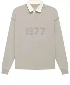 Кроссовки Fear of God Essentials FW22 1977 Henley Rugby Polo 'Smoke', серый