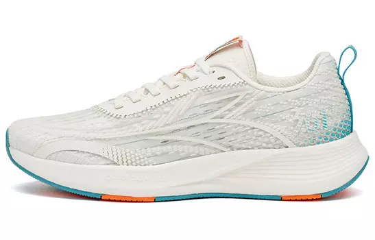 Кроссовки Feather Running Shoes Men Low-top Feather White/glased Porcelain Green 361°