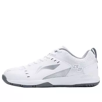 Кроссовки feather 'white silver' Li-Ning, белый