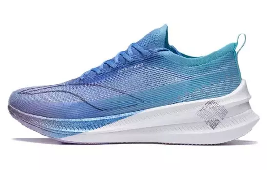 Кроссовки Feidian 3 Elite Running Unisex Low-top Белый/Королевский синий/Папоротниковый зеленый Lining
