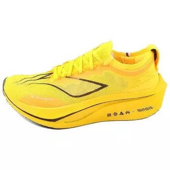 Кроссовки Feidian 4 Elite Running унисекс с низким верхом цвета манго и желтого цвета Lining