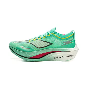 Кроссовки Feidian 4 Elite Running унисекс с низким верхом, зеленые Lining