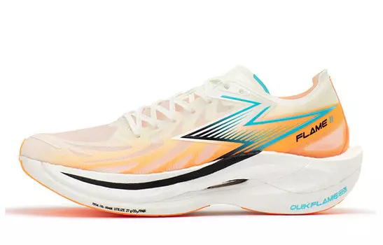 Кроссовки Feiran 2 мужские с низким верхом Feather White/флуоресцентный супер оранжевый 361°