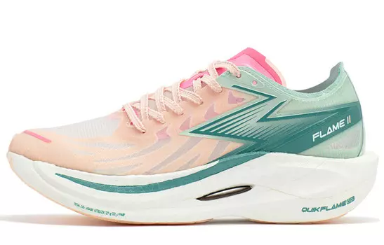 Кроссовки Feiran 2 женские низкие розово-зеленые 361°