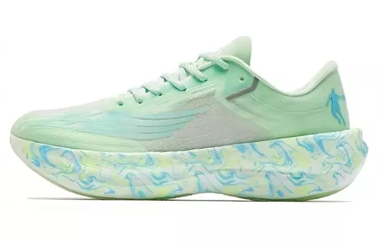 Кроссовки Feiying PB2.0 мужские с низким верхом, свежие зеленые Qiaodan