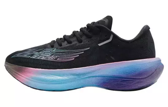 Кроссовки Feiying PB2.0 мужские с низким верхом, черный/розовый Qiaodan