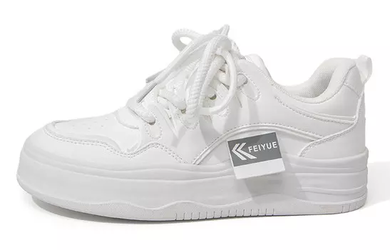 Кроссовки Feiyue Skateboarding Shoes Women's Low-top White, белый