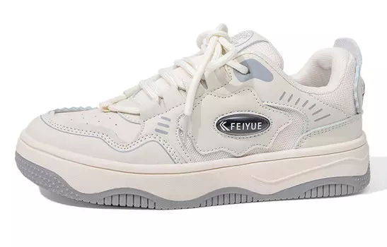 Кроссовки Feiyue Skateboarding Shoes Women's Low-top Beige, бежевый