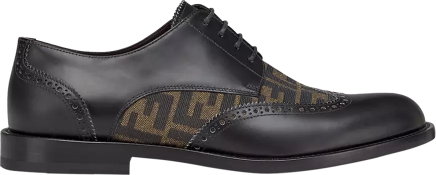 Кроссовки Fendi Derby Lace-Up 'Black', черный
