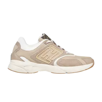 Кроссовки Fendi Faster Trainer, бежевый