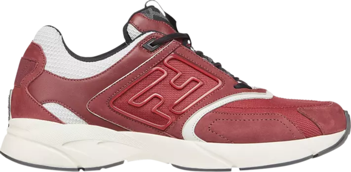 Кроссовки Fendi Faster Trainer 'Burgundy', красный