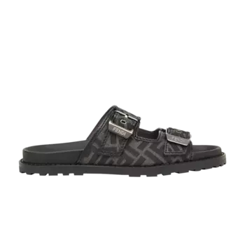 Кроссовки Fendi Feel Sandal, цвет FF Jacquard - Black