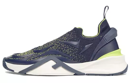 Кроссовки Fendi Flow, синий / желтый