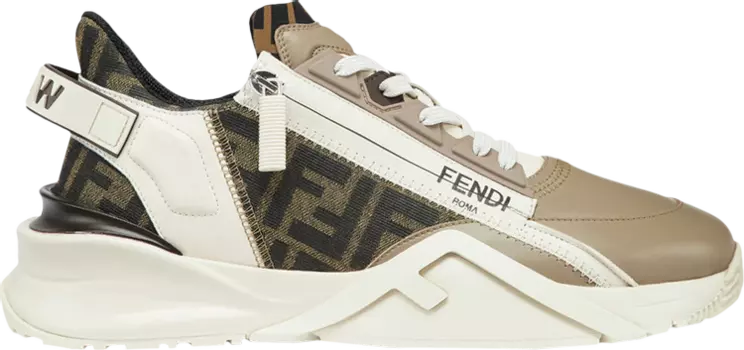 Кроссовки Fendi Flow Slip-On 'Beige', кремовый