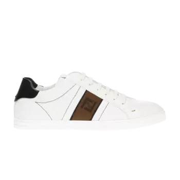 Кроссовки Fendi Leather Low 'White Black', белый