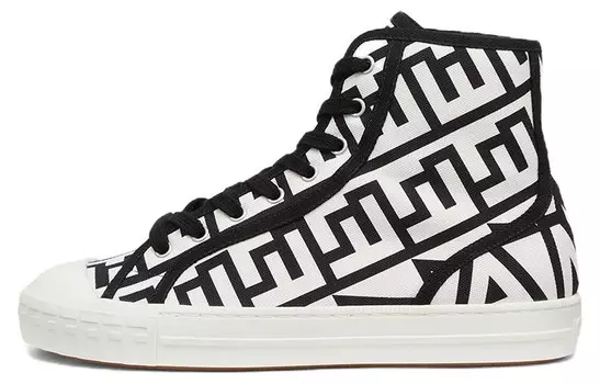 Кроссовки Fendi Marc Jacobs Domino High-Tops, черный / белый