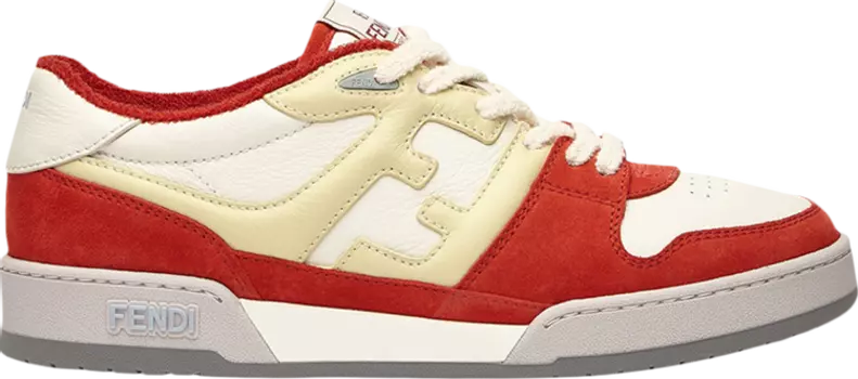 Кроссовки Fendi Match 'Red', красный