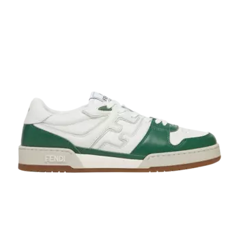Кроссовки Fendi Match 'White Green', белый