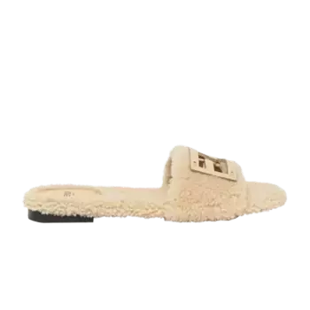 Кроссовки Fendi Wmns Baguette Slides Beige, желто-коричневый