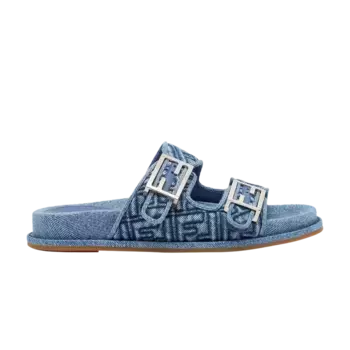 Кроссовки Fendi Wmns Feel Slide, цвет FF Baguette - Blue Denim