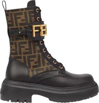 Кроссовки Fendi Wmns Fendigraphy Boot 'Brown FF Pattern', коричневый