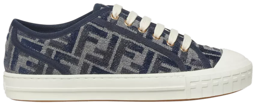 Кроссовки Fendi Wmns FF Motif Domino 'Denim', синий