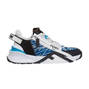 Кроссовки Fendi Wmns Flow FF Motif Low Light Blue, синий