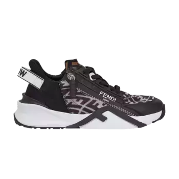 Кроссовки Fendi Wmns Flow FF Motif Low Black, черный