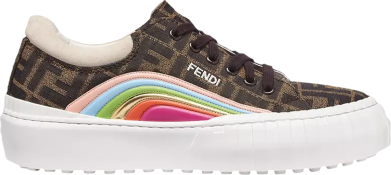 Кроссовки Fendi Wmns Force Rainbow Patch, коричневый