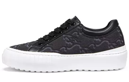 Кроссовки Fendi Womens Force Platform Calligraphy, черный