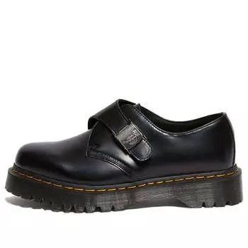 Кроссовки fenimore low leather 'polish smooth - black' Dr. Martens, черный